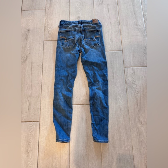 American Eagle Outfitters Dark Blue Skinny Jeans - Picture 7 of 7